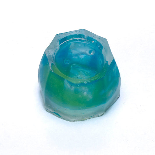 Transparent blue ice cup Squishy