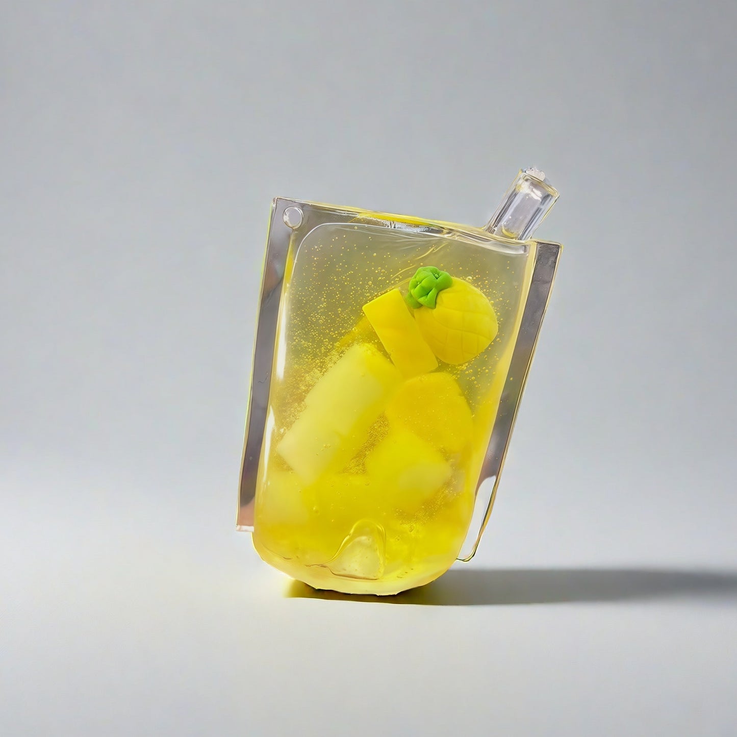 Pineapple Suckable Jelly Handmade Ball (with Coconut Jelly)